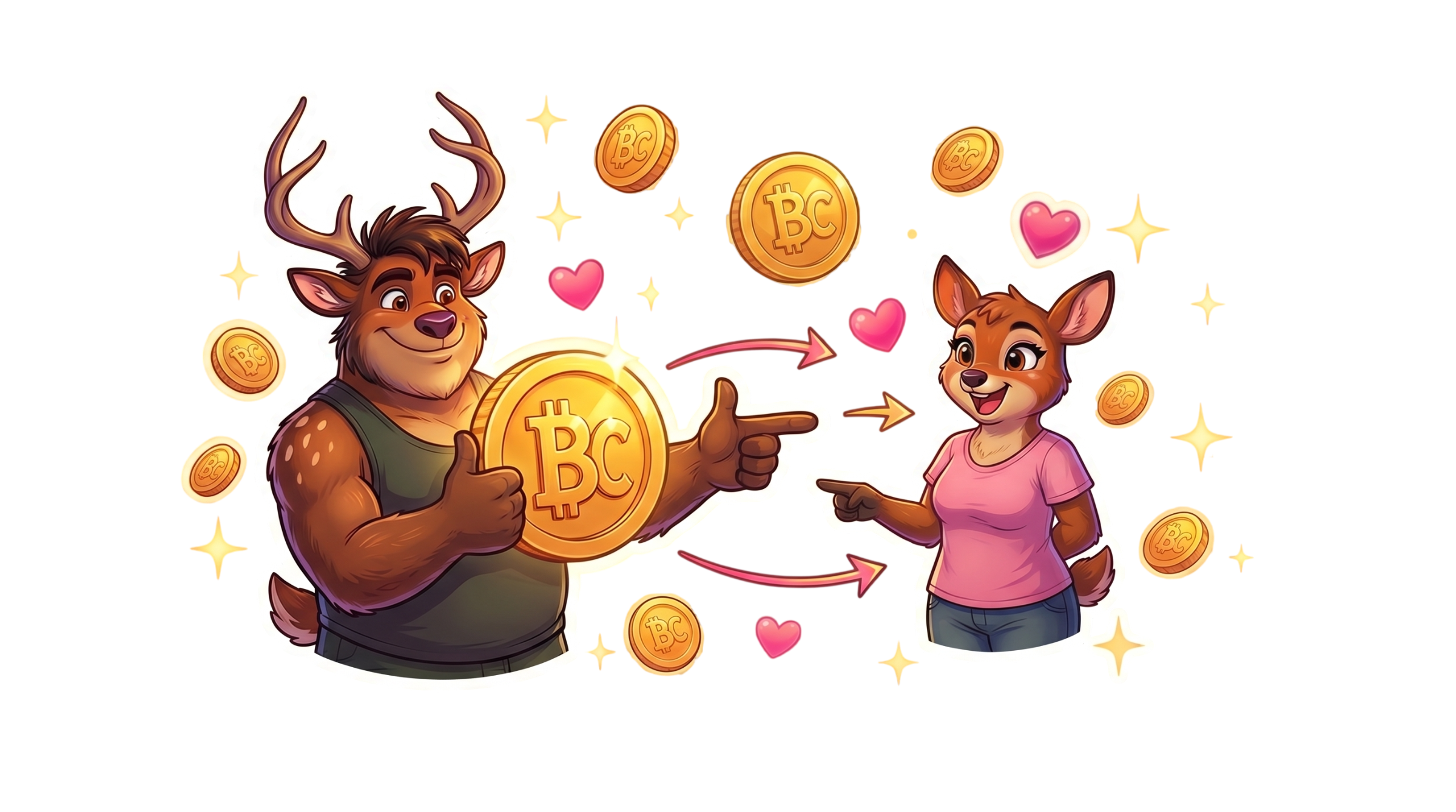 Buck family earning coins